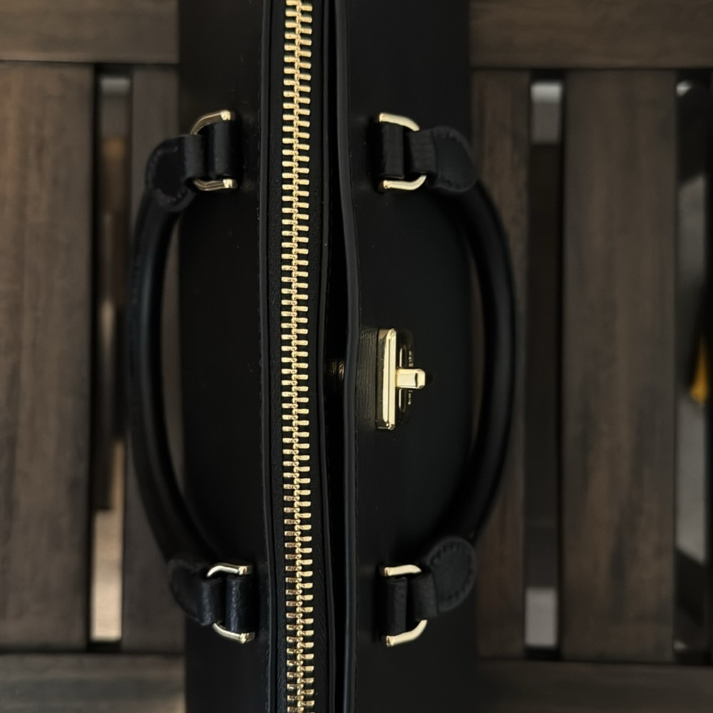 Kate Spade Black Mini Bag with Gold Hardware - Picture 6 of 8